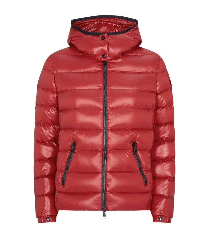 Глянцевый пуховик moncler