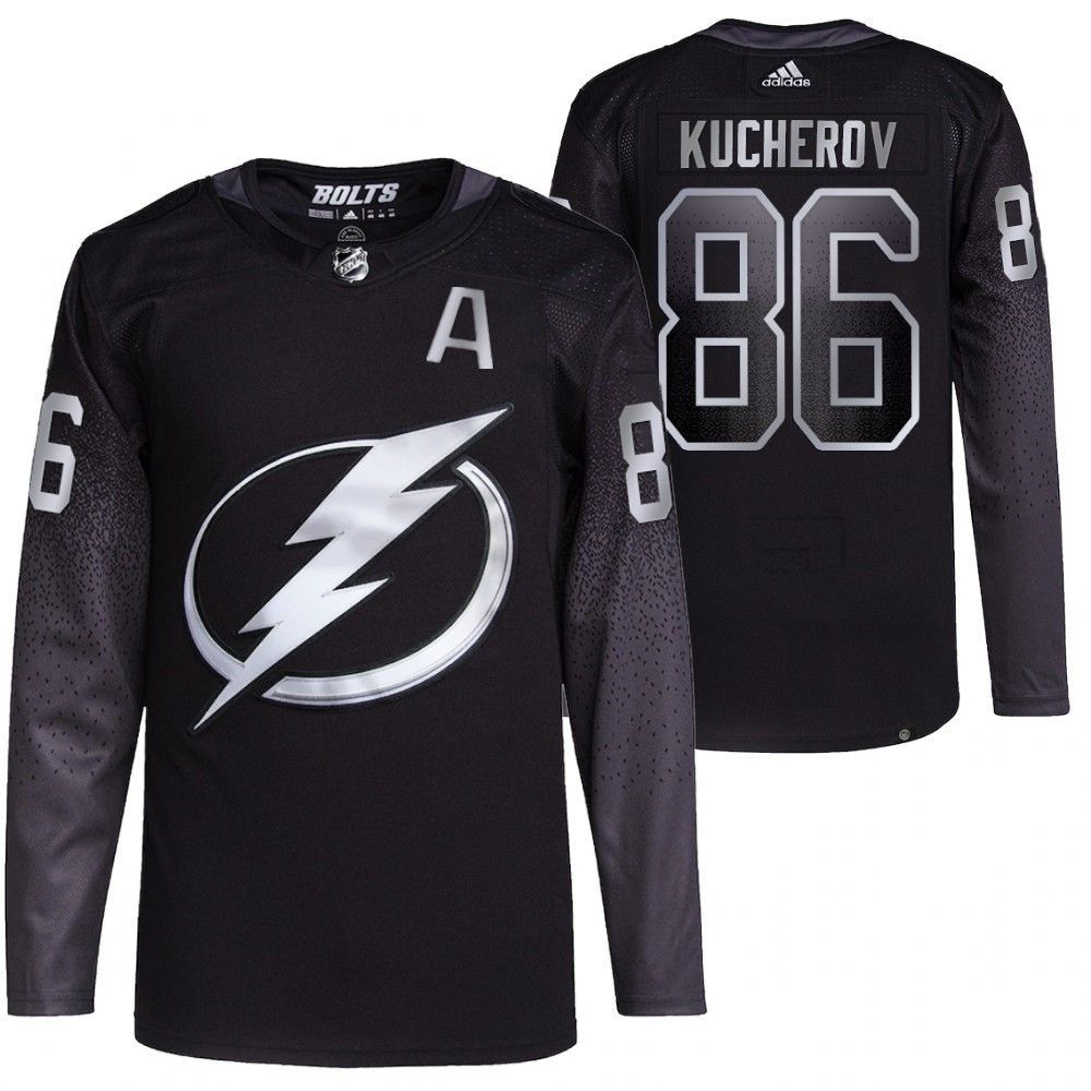 NHL джерси хоккейная Тампа Бэй Лайтнинг Tampa Bay Lightning Jersey 86 Nikita Kucherov