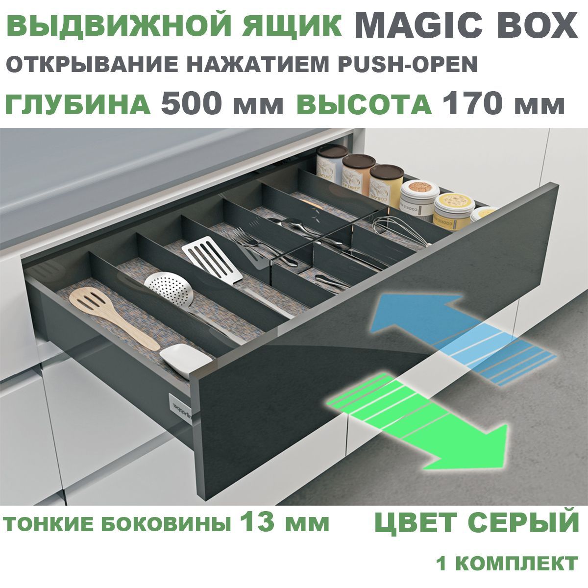 Выдвижные ящики Unihopper Magic Box