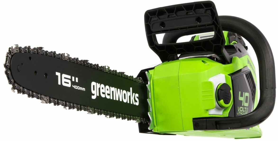 Greenworks gd40sc38ii. Пила цепная аккумуляторная GREENWORKS g40cs30iik4 (40в, 30см, 4ач). Пила цепная мини 24в gd24csmnx 15см (без АКБ И ЗУ) GREENWORKS. 2005807ua. GD 40.