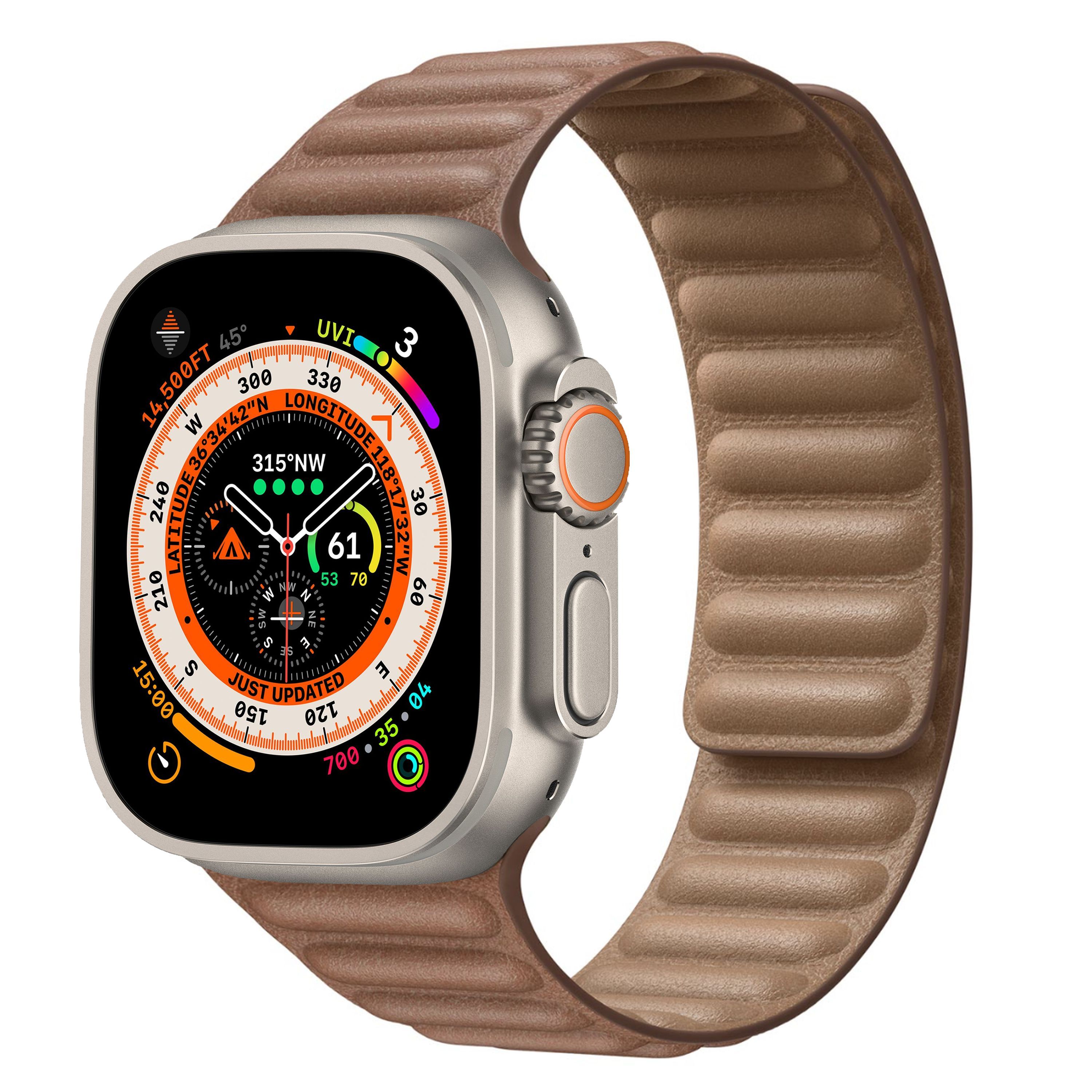 Купить Кожаный Ремешок Для Apple Watch 45mm