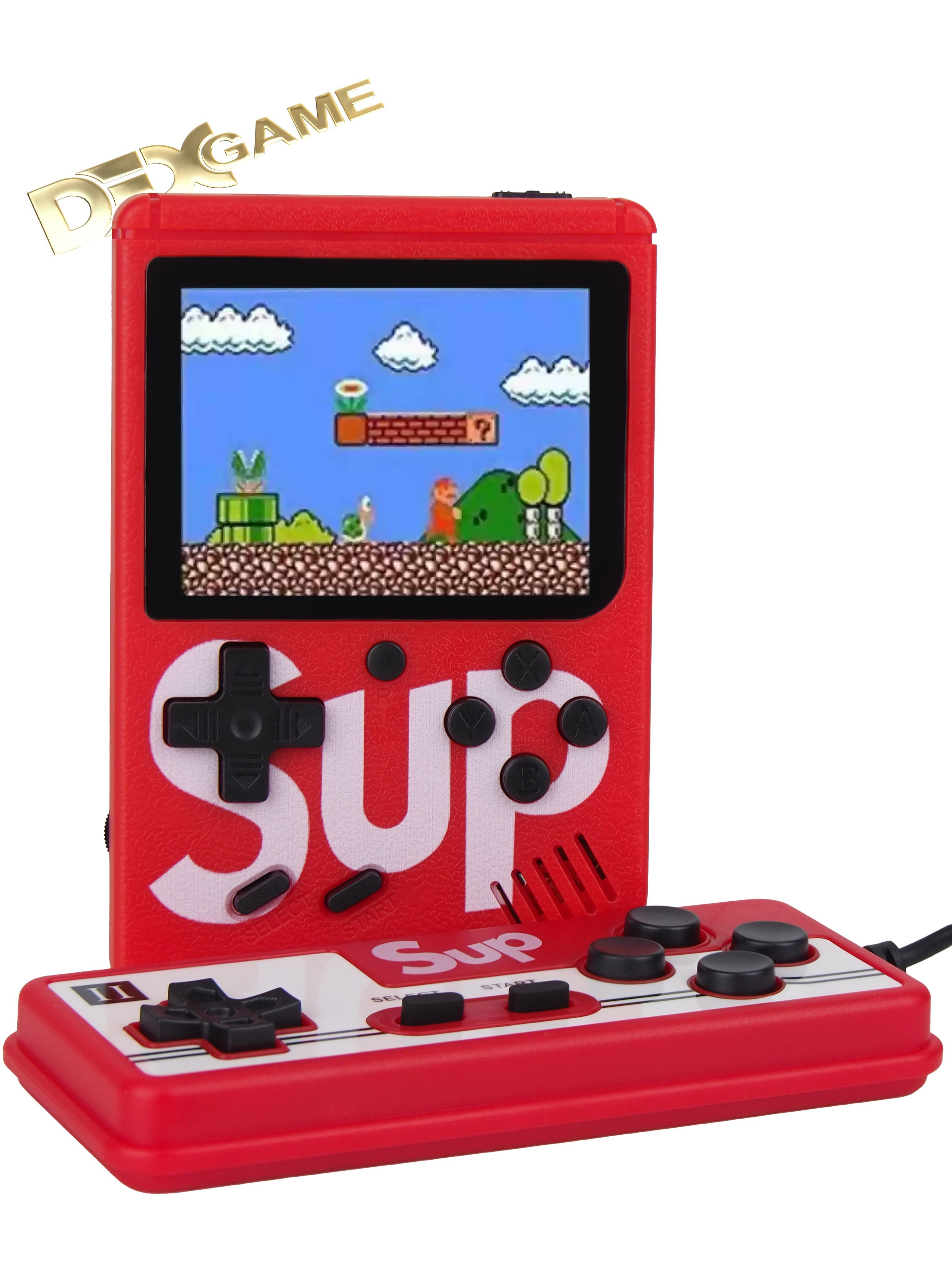 Портативная игровая приставка SUP 400 in 1 с геймпадом, красная ...