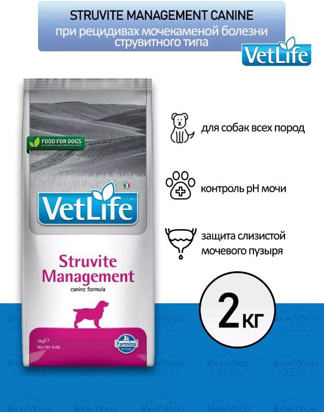 Vet Life Struvite Для Собак Купить