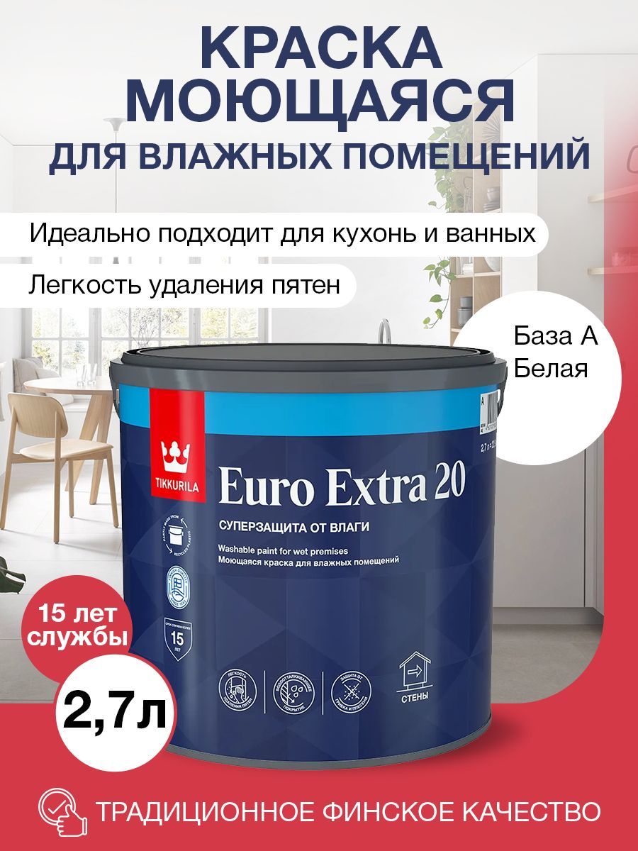 Краска Tikkurila Euro 7 Купить