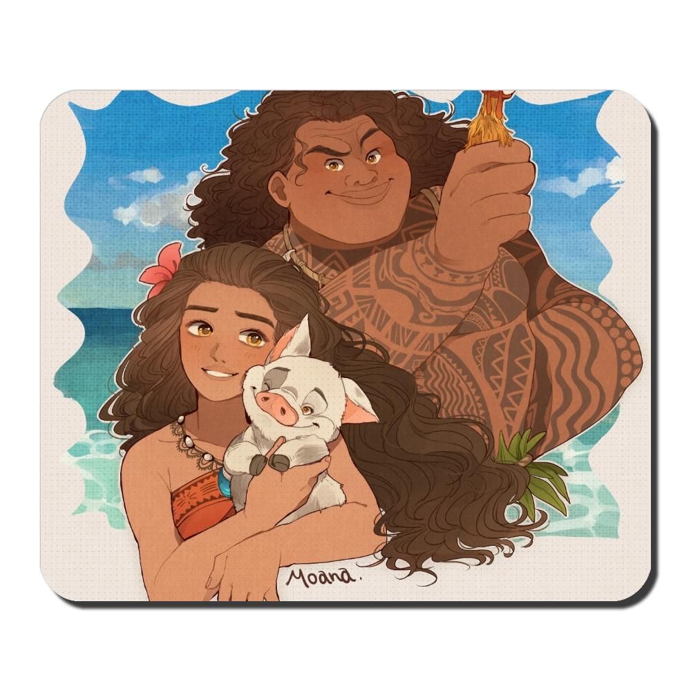 Коврик для мыши Моана (Moana) №1.Тканевое покрытие обладает мягкой и максим...