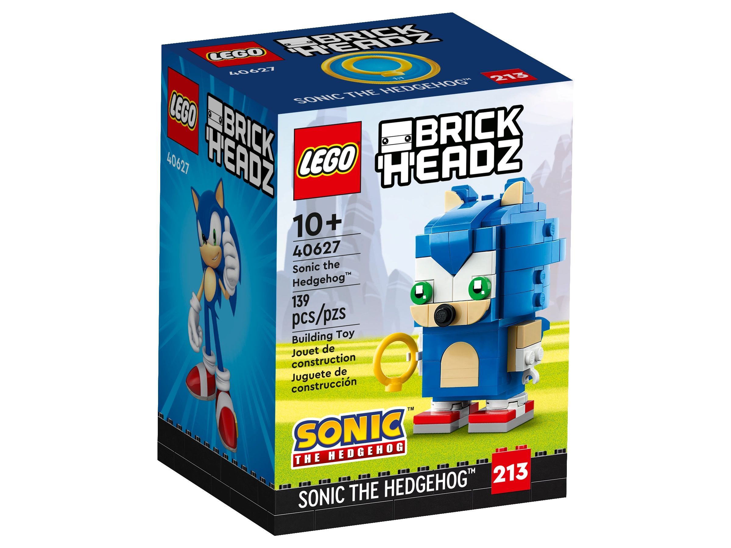 Лего Sonic the Hedgehog серия, LEGO Конструктор, лего 40627 Ежик Соник,  Игрушки lego для мальчиков и девочек