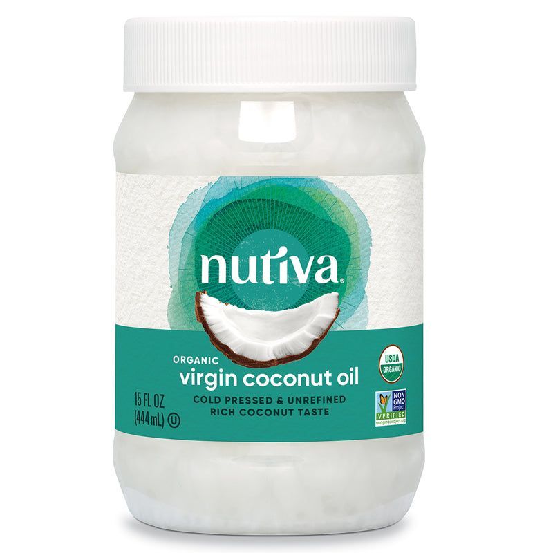 Nutiva Масло кокосовое Virgin Нерафинированное 444мл. 1шт.