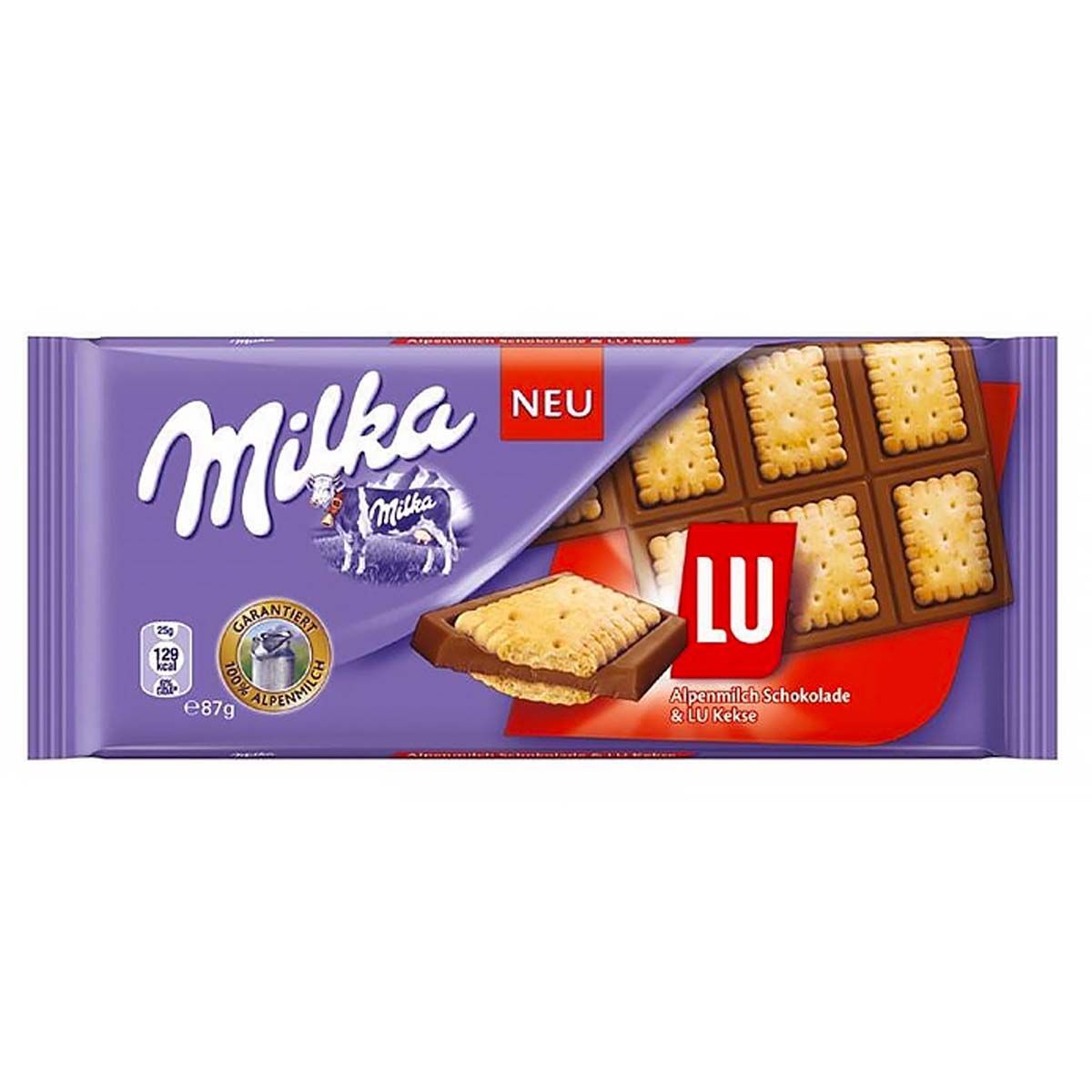 Шоколад Milka Lu 87 гр