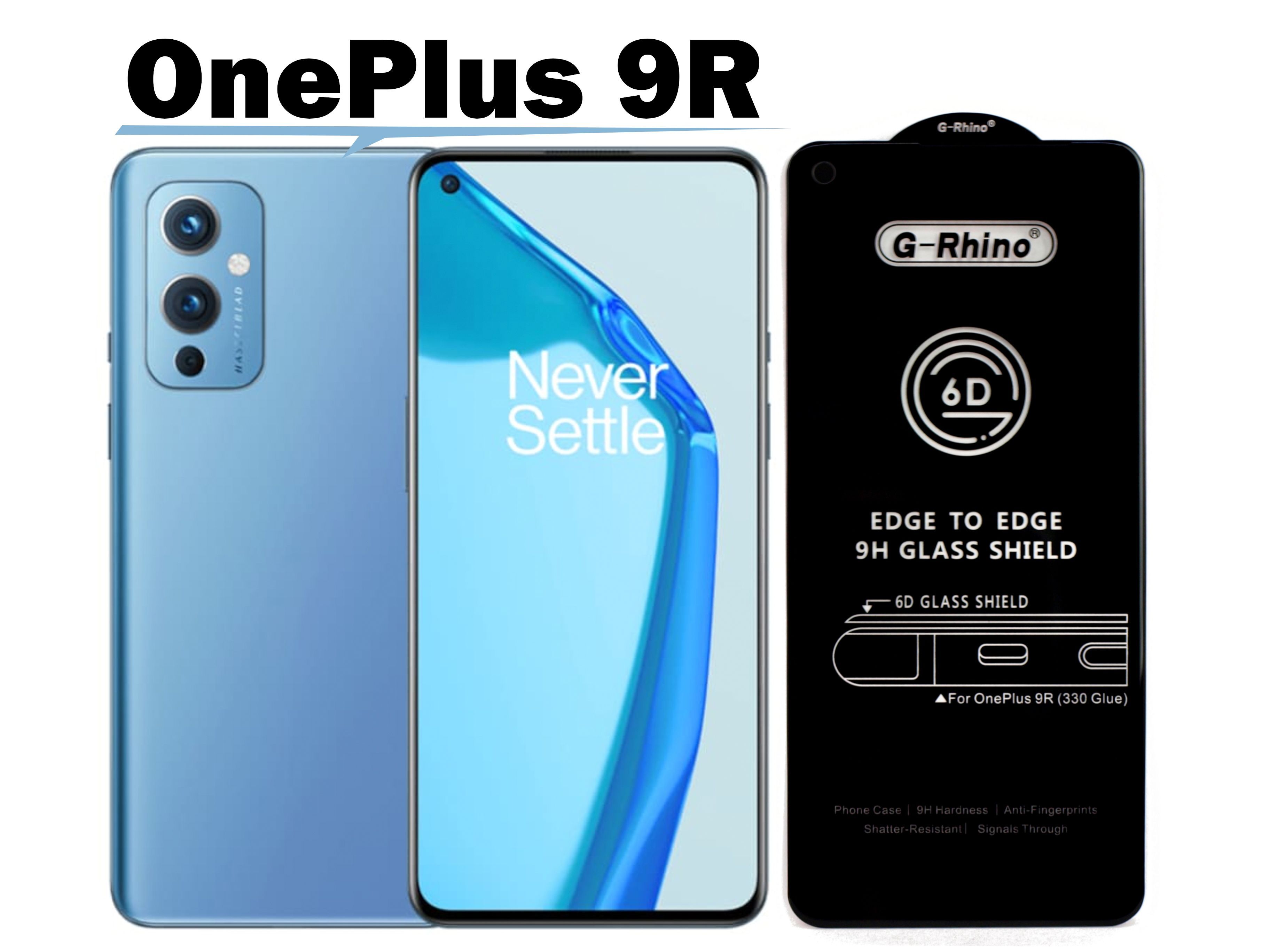 Защитное стекло G-Rhino для OnePlus 9R Закаленная прозрачная защита 9H на  экран для смартфона ВанПлас 9Р / Противоударная бронь на дисплей телефона -  купить с доставкой по выгодным ценам в интернет-магазине OZON (