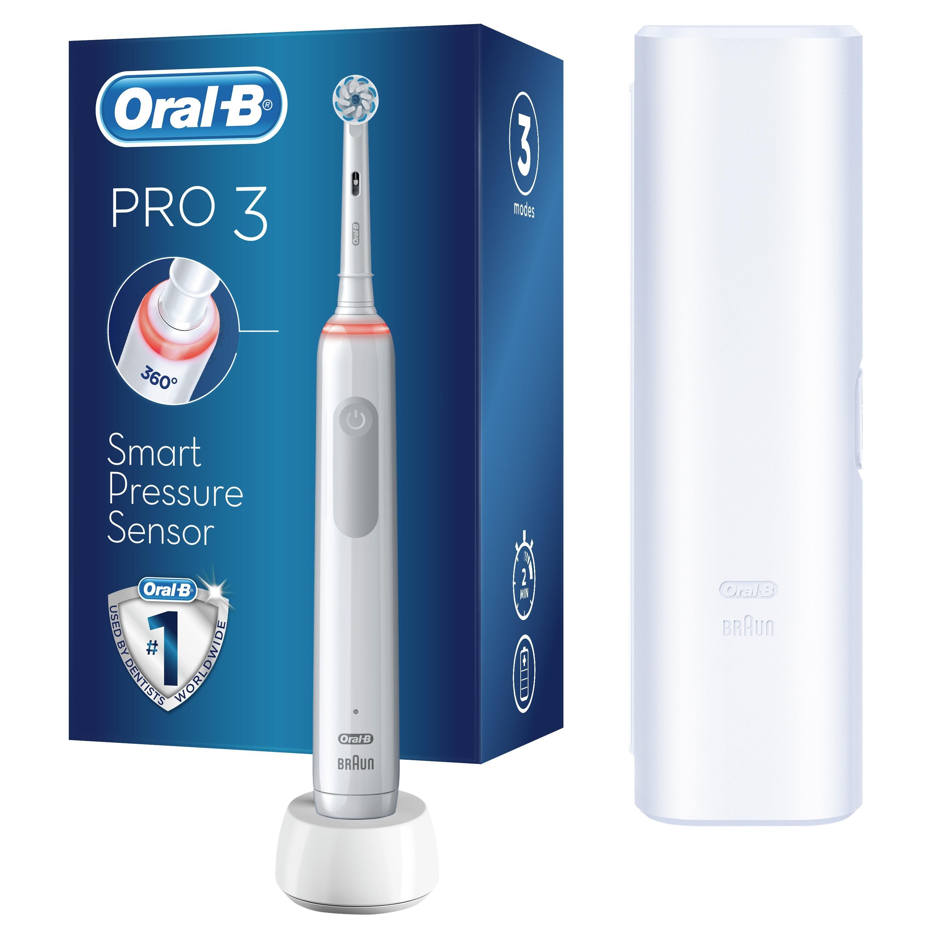 Oral-B Электрическая зубная щетка Pro 3 3500/D505.513.3 CrossAction, белый купить на OZON по низкой цене (1207509444)