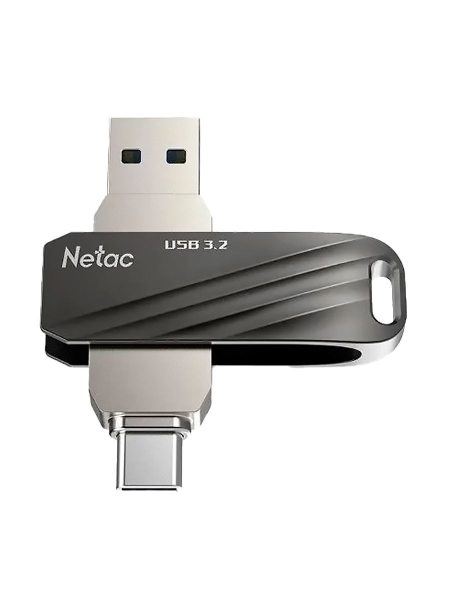 флеш-накопитель USB 3.0 128GB Netac US11 Dual (USB 3.0 Type C) / флешка USB