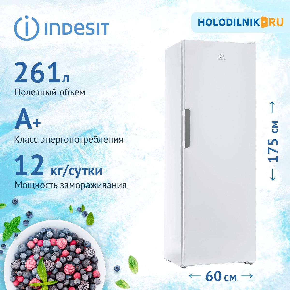 Морозильная камера Indesit DSZ 5175 по низкой цене: отзывы, фото,  характеристики в интернет-магазине Ozon (206323454)