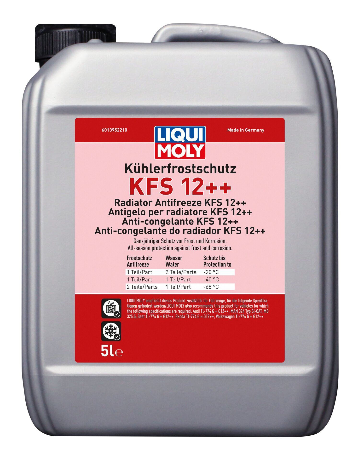 Kuhlerfrostschutz G12 R12 Unterschied