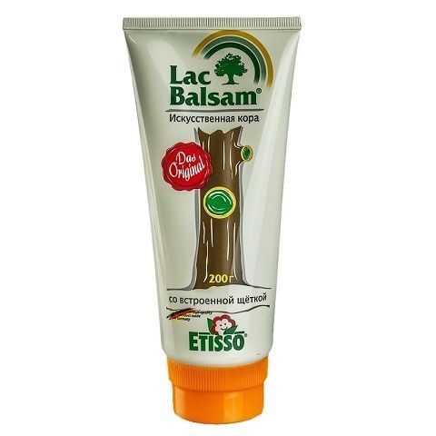 Lac balsam. Etisso лак-бальзам для деревьев. Бальзам для обработки РАН У деревьев 200 г Etisso. Средство Etisso LACBALSAM для заживления и стерилизации РАН деревьев 385 г.