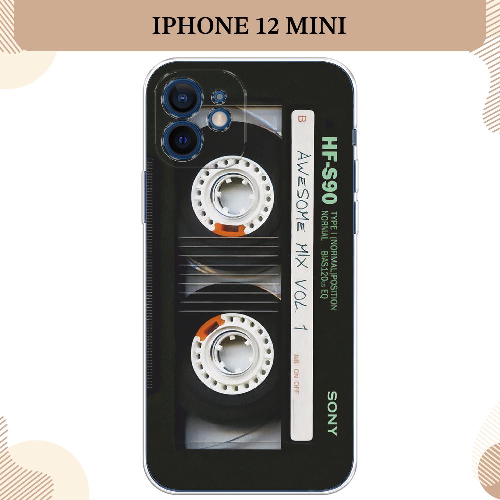 СиликоновыйчехолнаAppleiPhone12Mini/Айфон12mini,Кассета