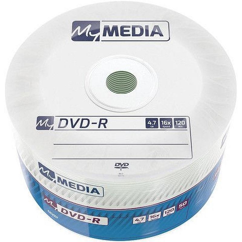 Носители информации DVD-R MyMedia 4.7Gb 16x Pack wrap (50шт/уп)