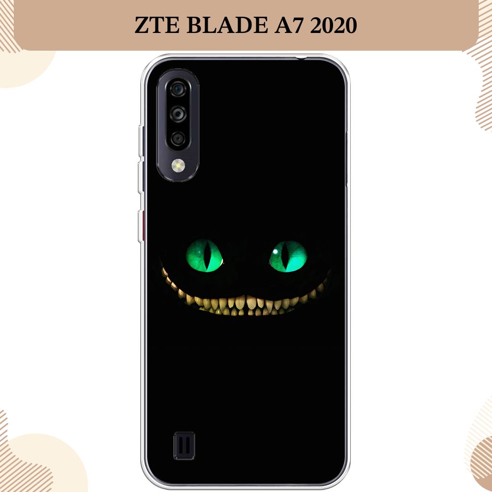 Силиконовый чехол на ZTE Blade A7 (2020) / ЗТЕ Блэйд A7 2020 Взгляд  чеширского кота - купить с доставкой по выгодным ценам в интернет-магазине  OZON (232185933)