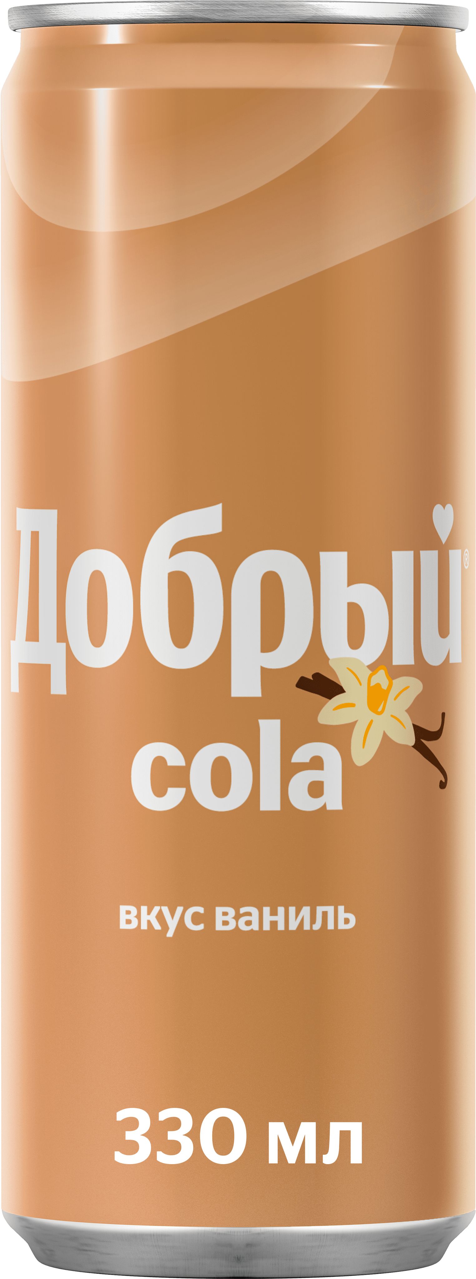 Газированный напиток Добрый Cola Ваниль, 0.33 л