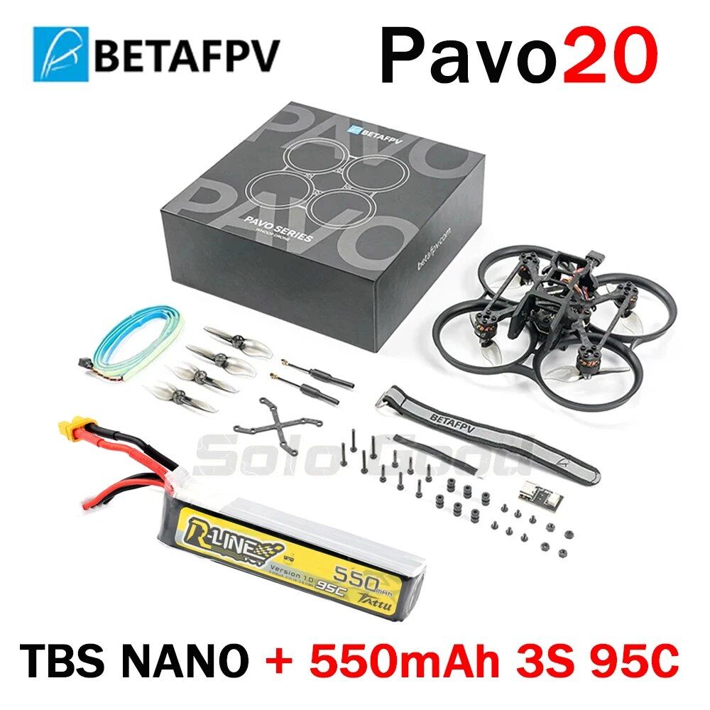 BetaFPV Pavo20 BNF TBS + 1 battery