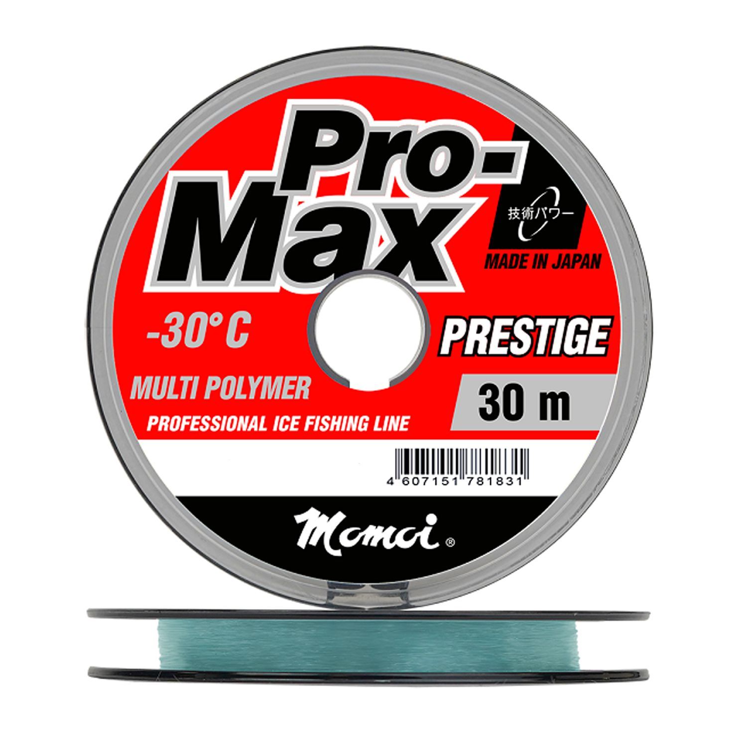 Леска зимняя Momoi Pro-Max Prestige 0.104мм 1.3кг 30м прозрачная