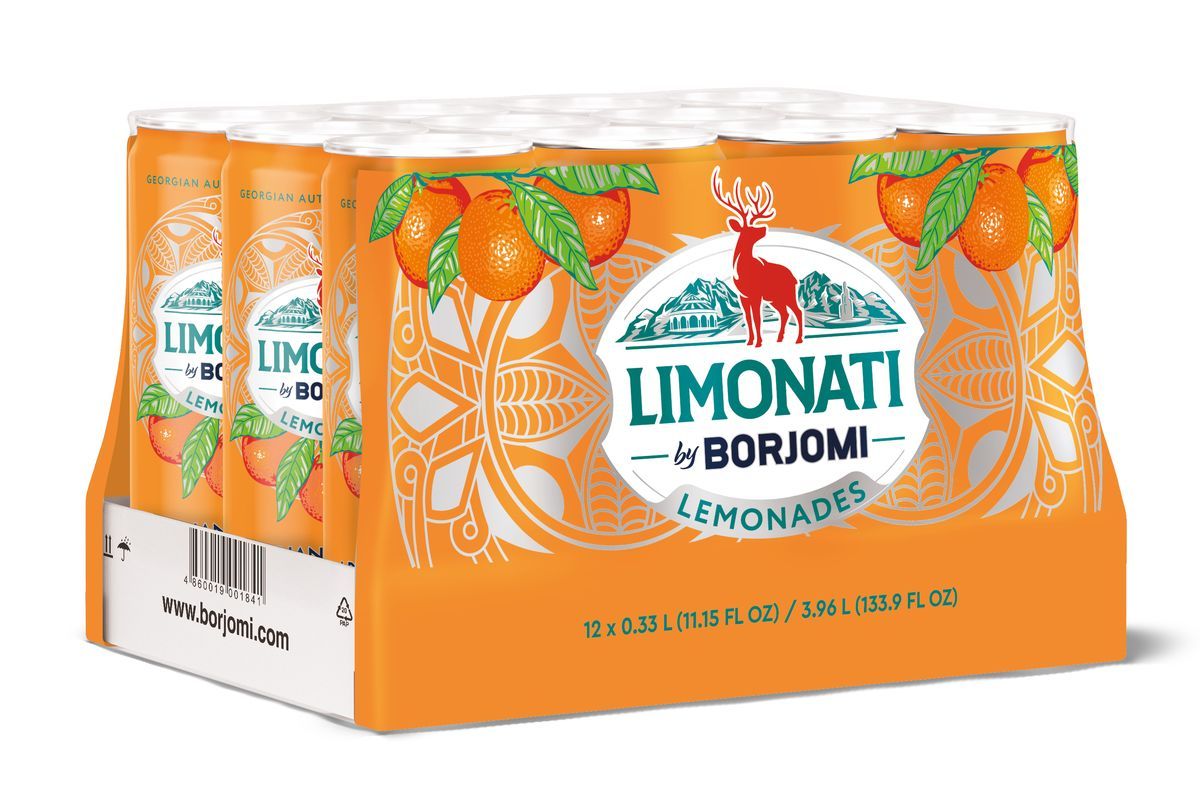 Лимонад Limonati by Borjomi Аджарский мандарин, 12 шт х 0,33 л