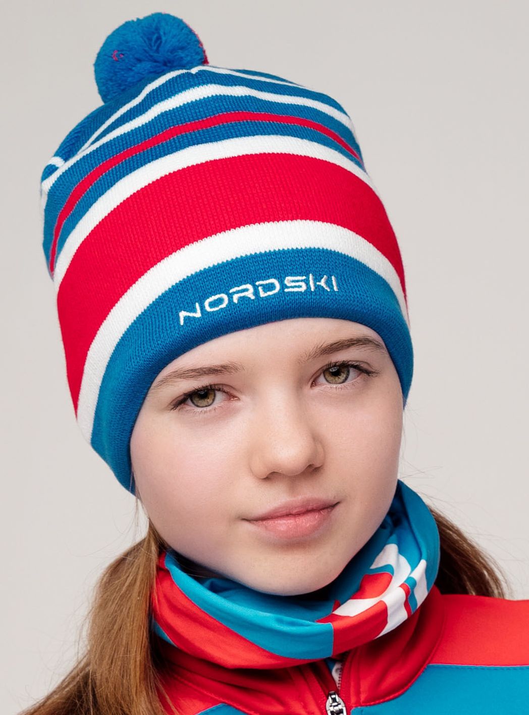 Nordski Bright лыжная шапка Blue