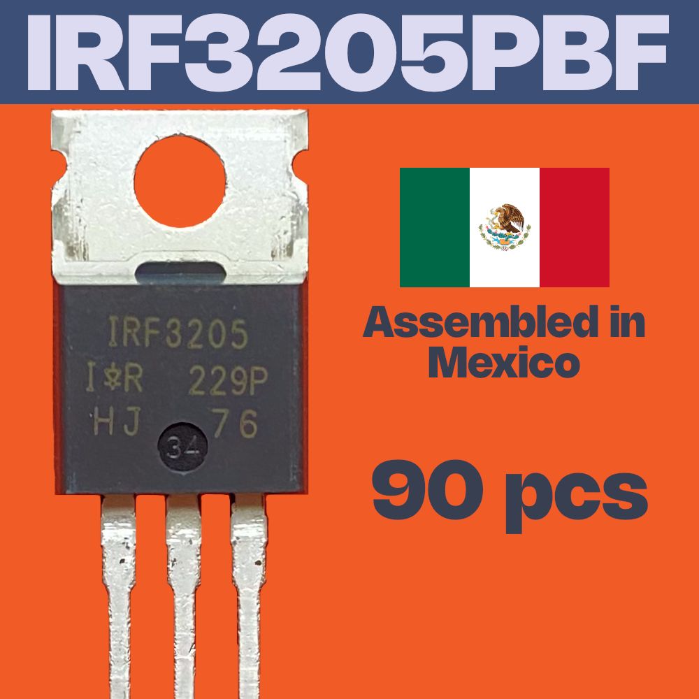 IRF3205PBF,MOSFETтранзистор,пр-воМексика,InfineonTechnologies,90штвупаковке