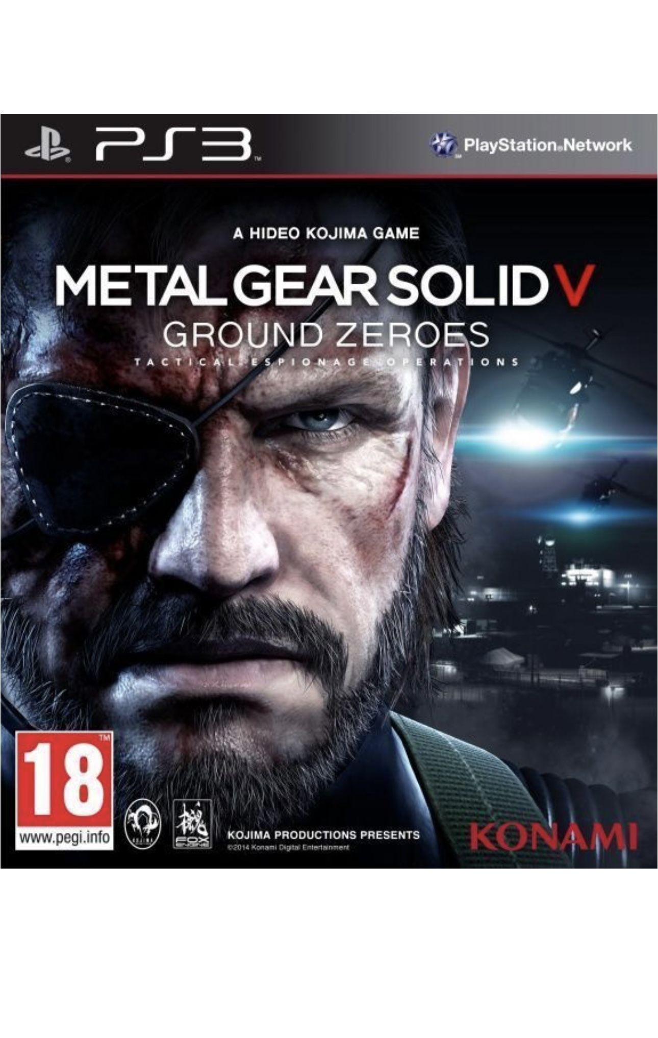 Игра Metal Gear Solid 5-ps3 (PlayStation 3, Оригинальный)