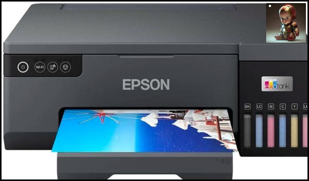 EpsonПринтерструйныйL8058(C11CK37402),черный