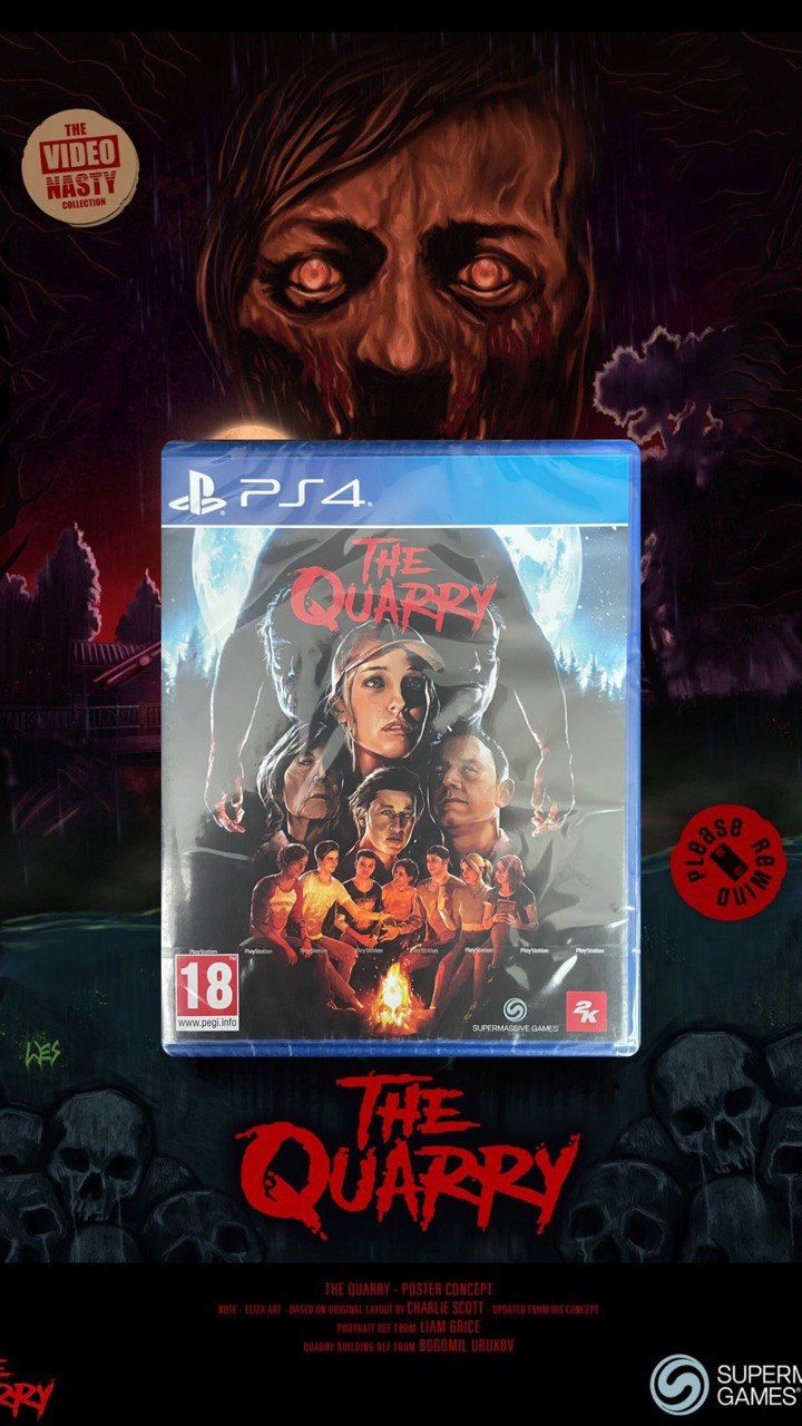 Игра The Quarry ps4 (PlayStation 4, PlayStation 5, Русская версия)