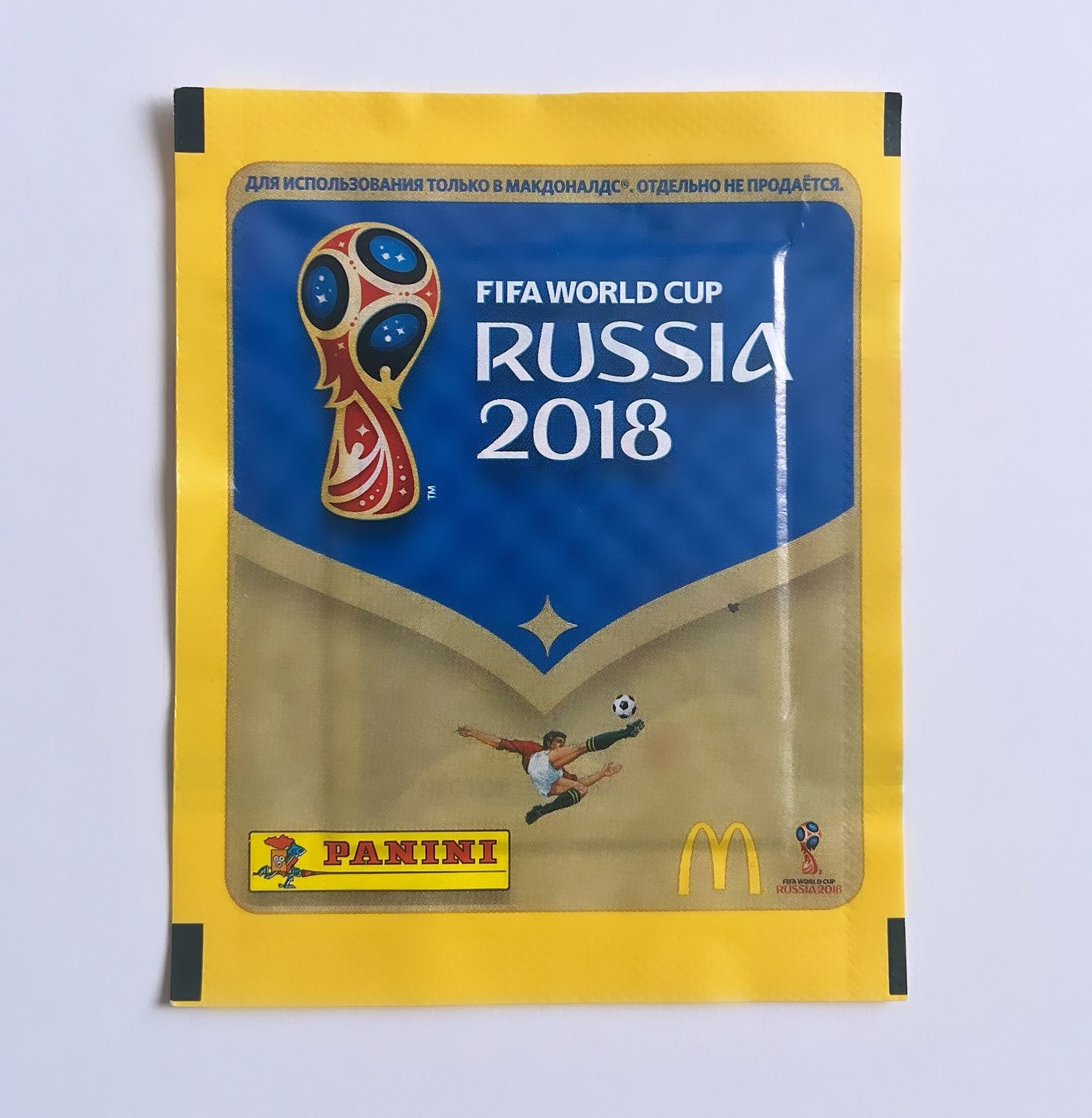 Panini FIFA World Cup 2018 Russia McDonalds запечатанный пакетик - купить с  доставкой по выгодным ценам в интернет-магазине OZON (1323358016)