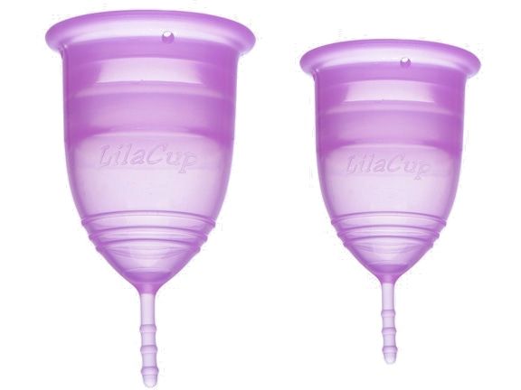 Набор менструальных чаш LilaCup SIMPLY S+M lilac