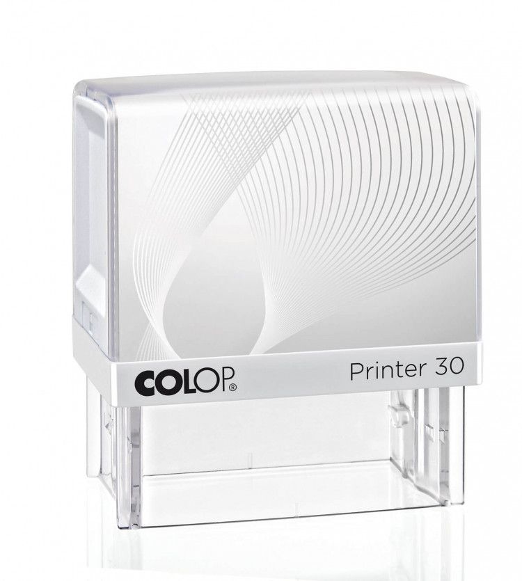 Colop Printer 30 STANDART Автоматическая оснастка для штампа (штамп 47 х 18 мм.), Белый