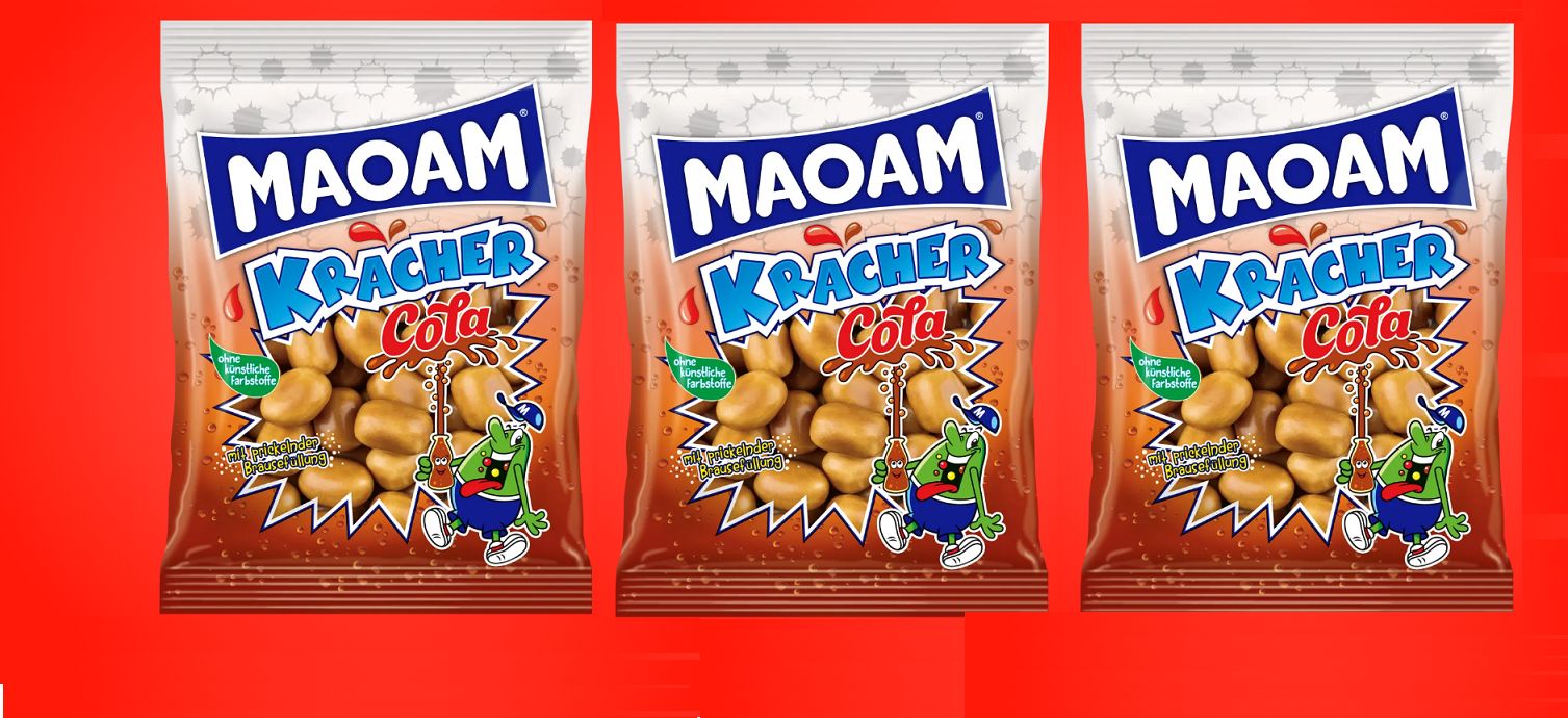 Жевательные конфеты Haribo Maoam Kracher Cola ( 3 шт x 200 гр.)