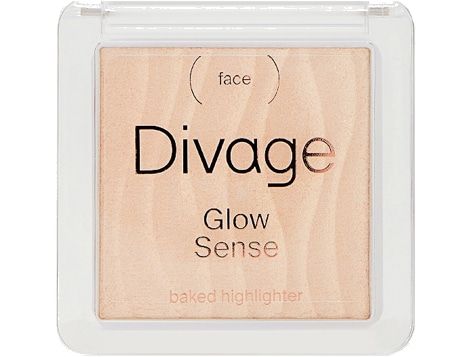 Хайлайтер для лица запеченный DIVAGE Glow Sense Baked Highlighter