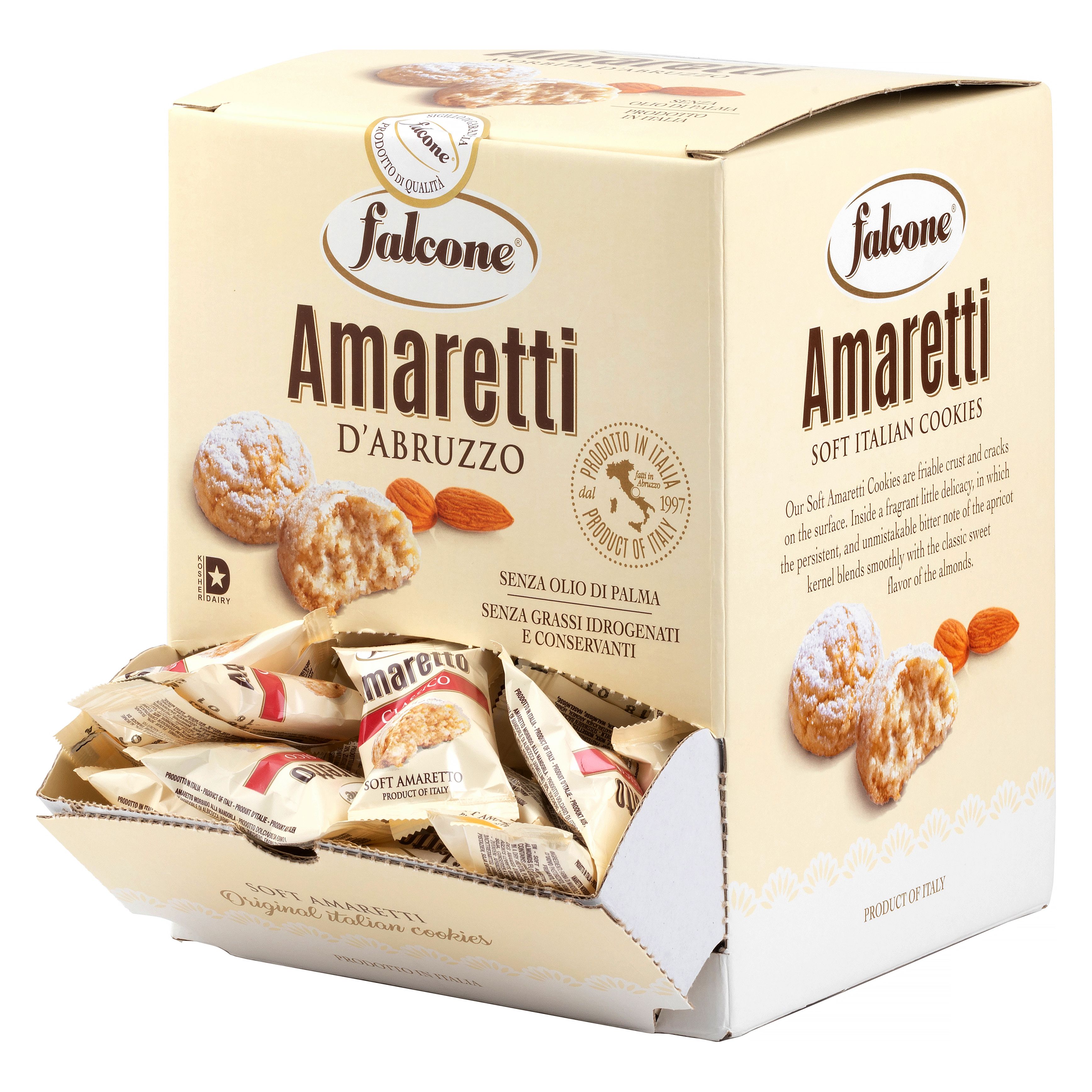 Amaretti Falcone мягкие классические 100 штук, 1000г