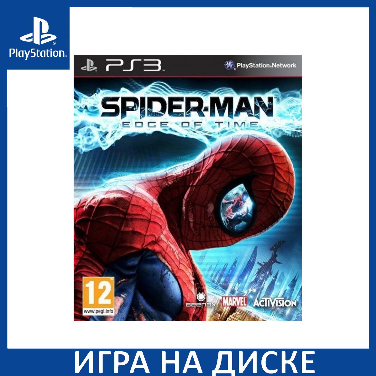 Игра Spider-Man (Человек-Паук) Edge of Time (PS3) Диск PlayStation 3