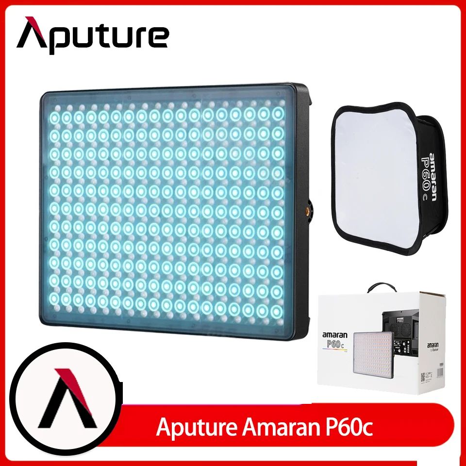 Видеосвет Aputure Amaran P60c RGB 60 Вт 2500-7500 К для фотостудии - купить  с доставкой по выгодным ценам в интернет-магазине OZON (1353396263)