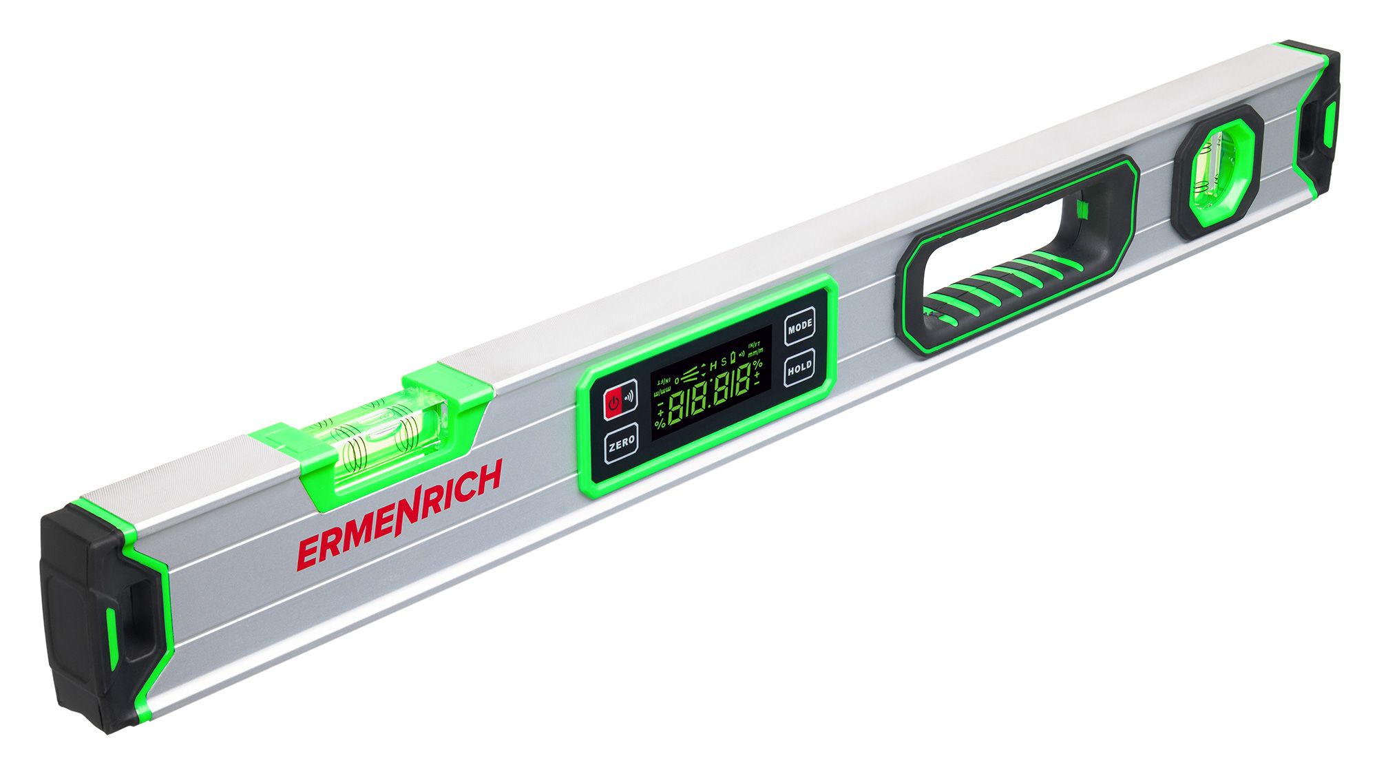 Цифровой уровень ermenrich. Рулетка ermenrich reel sl100 81885.