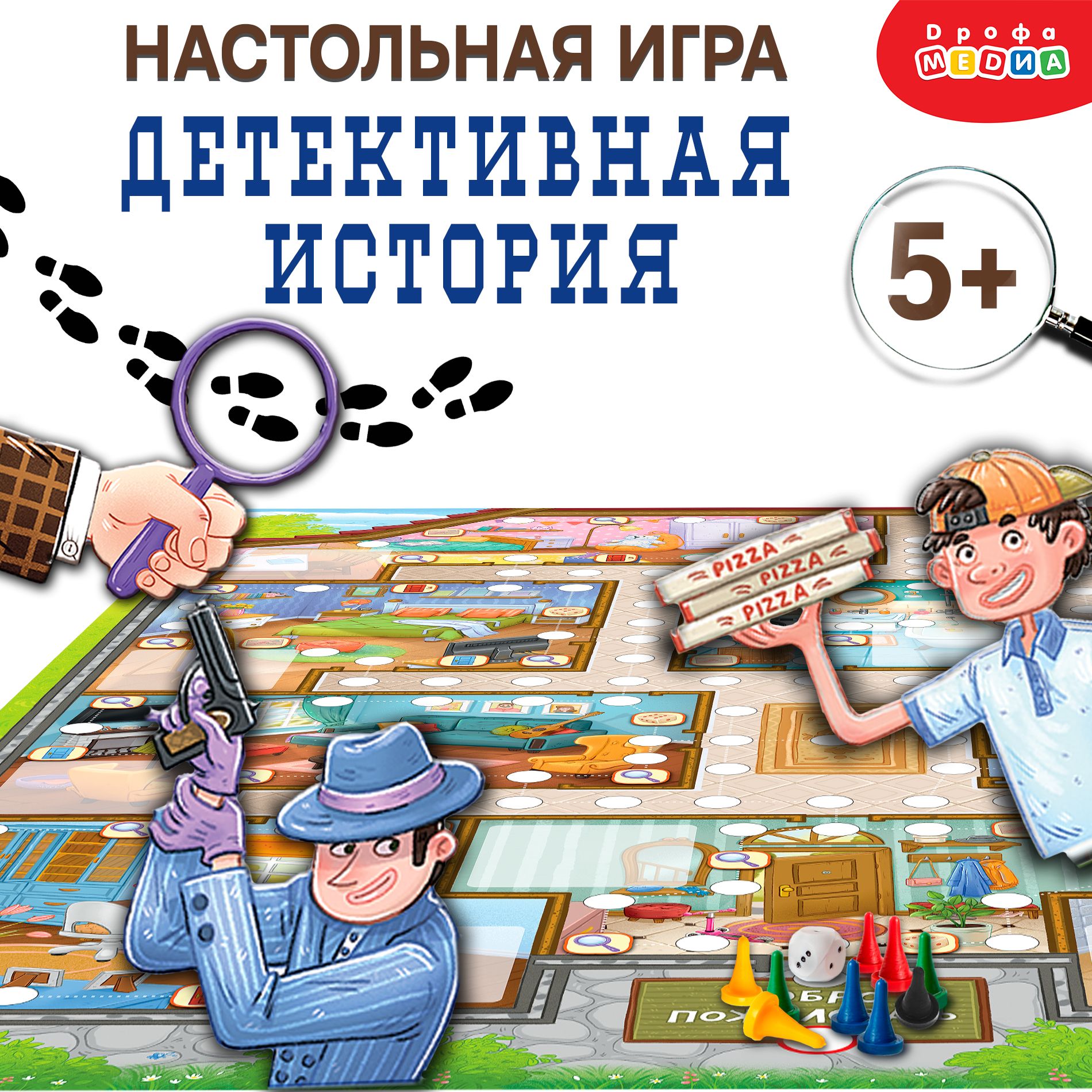 Настольная игра ходилка Дрофа-Медиа Детективная история