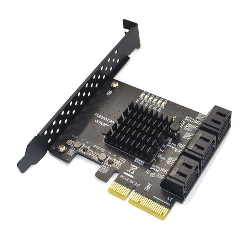 Плата расширения sata портов. SATA to PCI-E. Плата расширения SATA.
