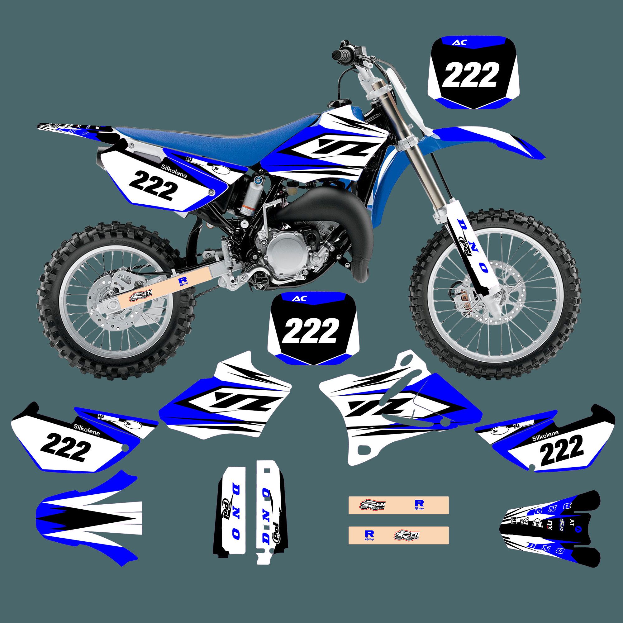 Использование графических пакетов YAMAHA 02-14 YZ85 2002 2003 2004 2005 2006 2007 2008 2009 2010 2011 2012 2013 2014 наклейка для мотоциклов