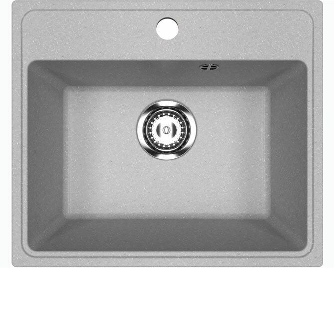 Мойка для кухни врезная SURAGRAN STANDART ST-4942 цвет светло-серый