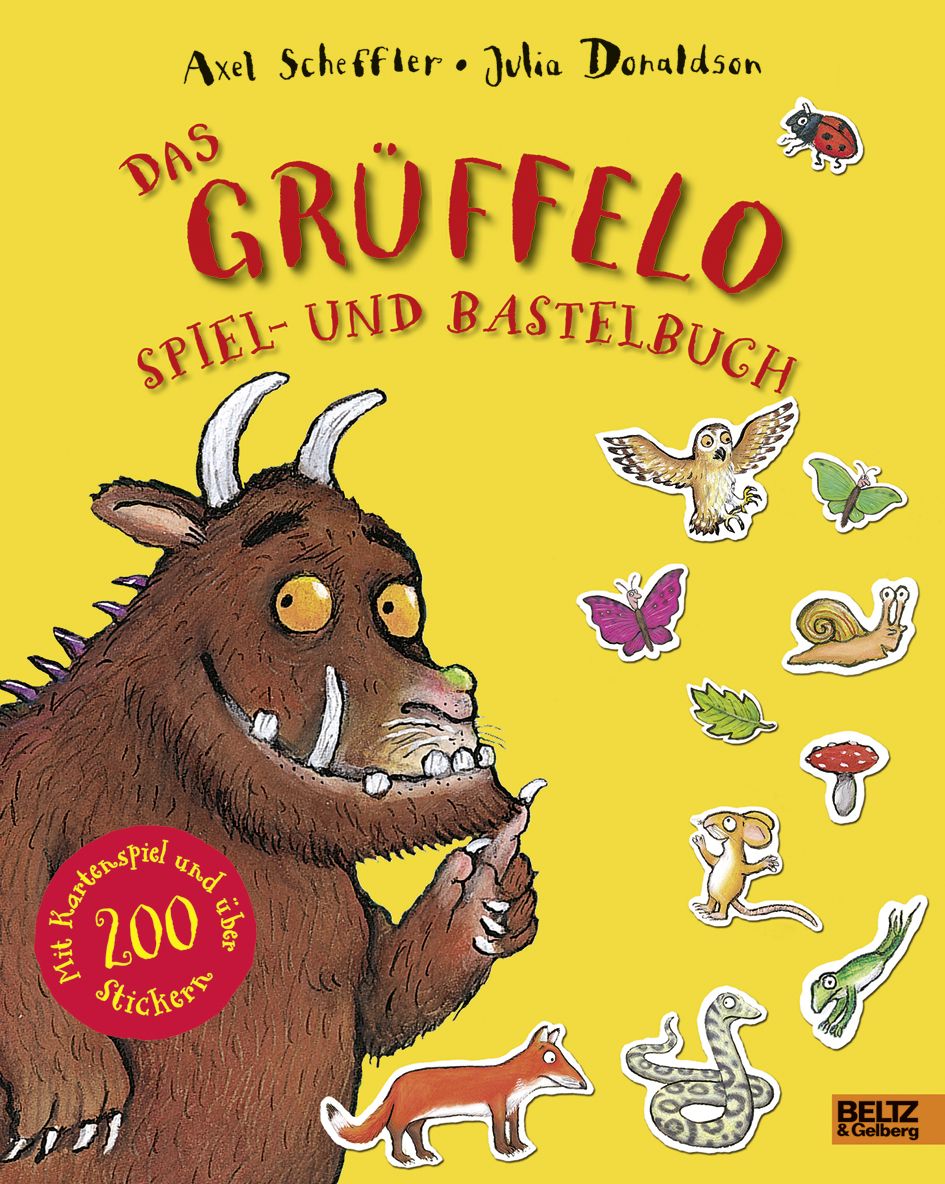 Das Gruffelo Spiel- und Bastelbuch / Thge Gruffalo Sticker Activity Book / Книга на Немецком | Шеффлер Аксель, Donaldson Julia