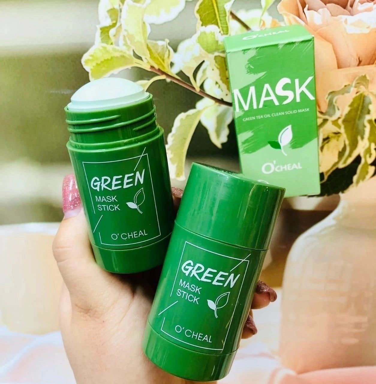 Глиняный стик для лица. O Cheal Green Mask Stick. Маска Грин Теа стик. Маска-стик o'Cheal. O'Cheal маска-стик Green Mask Stick с экстрактом зеленого чая.