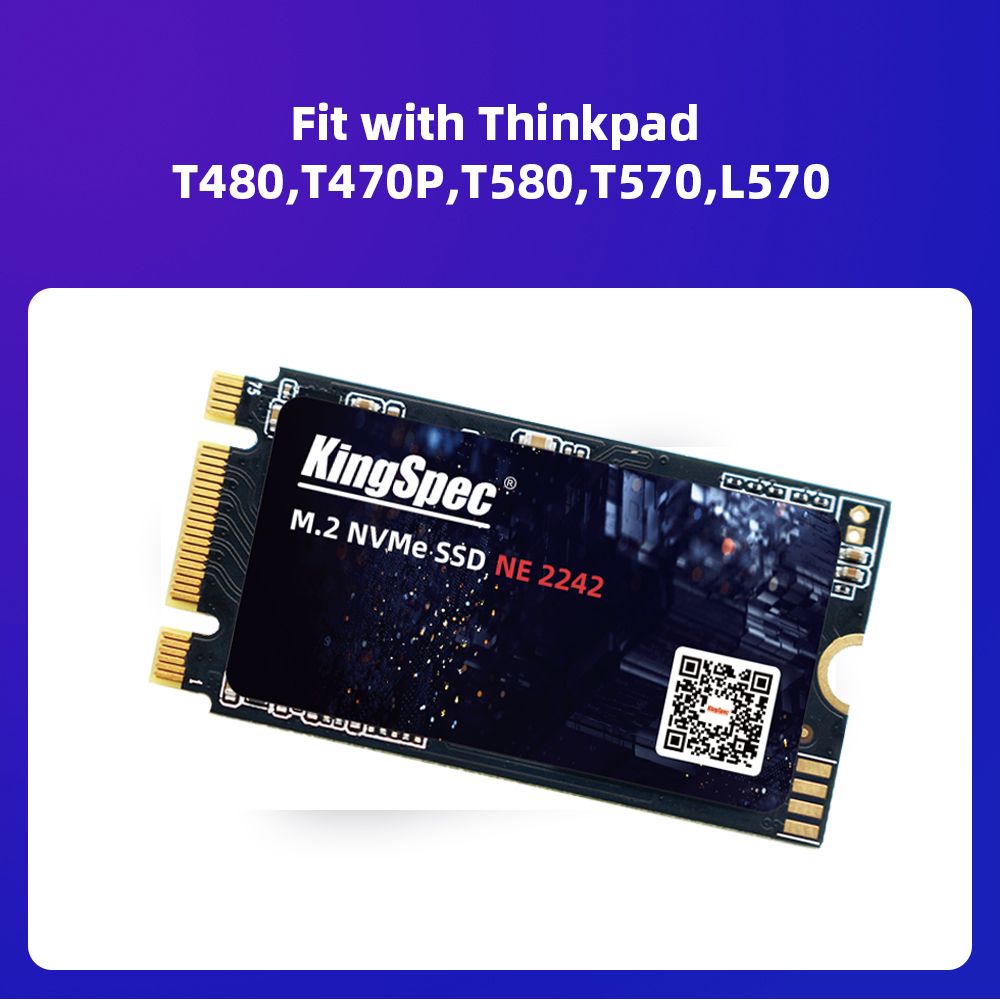 KingSpec1ТБВнутреннийSSD-дискM.2NVMe22421TBSSD(NE-1TB2242)