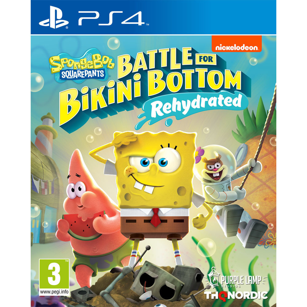 Игра SpongeBob SquarePants: Battle for Bikini Bottom - Rehydrated (PlayStation 4, Русская версия)  #1