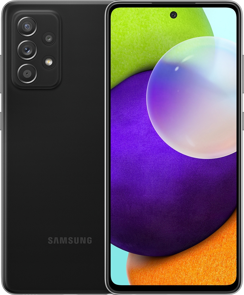 Смартфон Samsung Galaxy A52 8/256 ГБ, черный #1