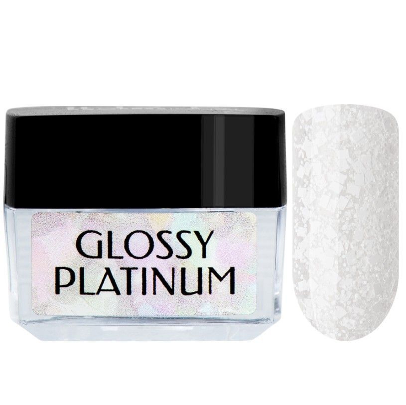 IRISK Гель-лак GLOSSY PLATINUM для моделирования ногтей, (110 dots), 5гр  #1