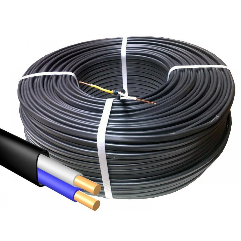 Силовой кабель ПромЭл ВВГ-Пнг(А) Двужильный 1,5 мм², 50 м -  по .
